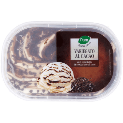 PAM Qualità per te Variegato al Cacao con scagliette di cioccolato al latte 500 g – immagine 9