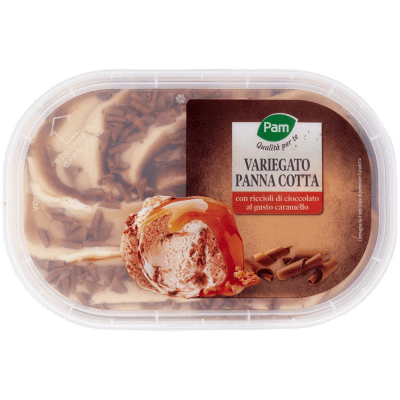 PAM Qualità per te Variegato Panna Cotta con riccioli di cioccolato al gusto caramello 500 g – immagine 9
