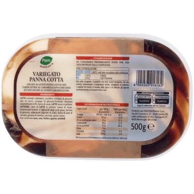 PAM Qualità per te Variegato Panna Cotta con riccioli di cioccolato al gusto caramello 500 g – immagine 11