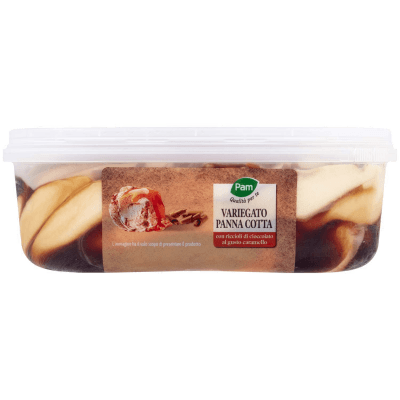 PAM Qualità per te Variegato Panna Cotta con riccioli di cioccolato al gusto caramello 500 g – immagine 13