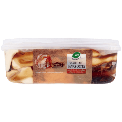 PAM Qualità per te Variegato Panna Cotta con riccioli di cioccolato al gusto caramello 500 g – immagine 14