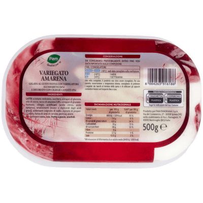 PAM Qualità per te Variegato Amarena con ciliegie candite 500 g – immagine 11