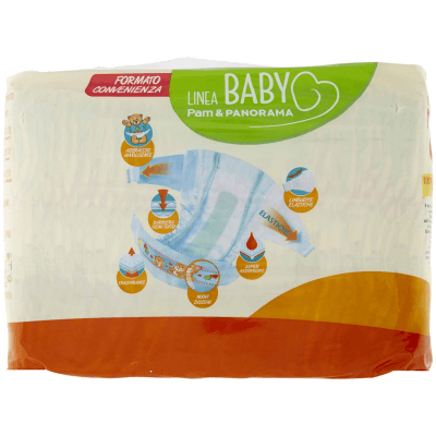 PAM PANORAMA Linea Baby Pannolini Maxi Taglia 4 7-18kg 20 + 20 pz – immagine 11