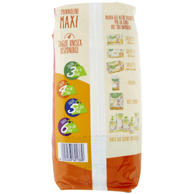 PAM PANORAMA Linea Baby Pannolini Maxi Taglia 4 7-18kg 20 + 20 pz – immagine 12