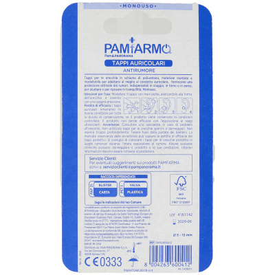 PAM PANORAMA Tappi Auricolari antirumore Misura Unica 4 pz – immagine 11