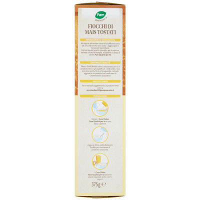 PAM Qualità per te Corn Flakes croccanti fiocchi di mais 375 g – immagine 10