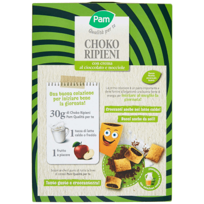 PAM Qualità per te Choko Ripieni con crema al cioccolato e nocciole 375 g – immagine 11