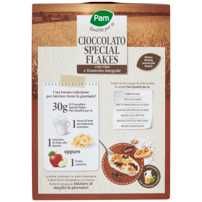 PAM Qualità per te Cioccolato Special Flakes con riso e frumento integrale 300 g – immagine 11