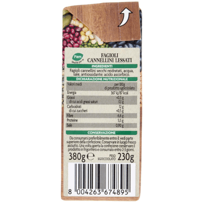 PAM Qualità per te Fagioli Cannellini 380 g – immagine 12