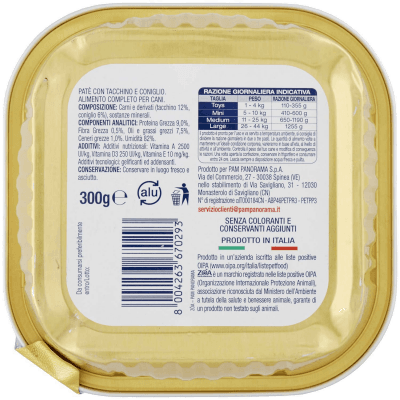 ZOA Adult Patè con Tacchino e Coniglio 300 g – immagine 11