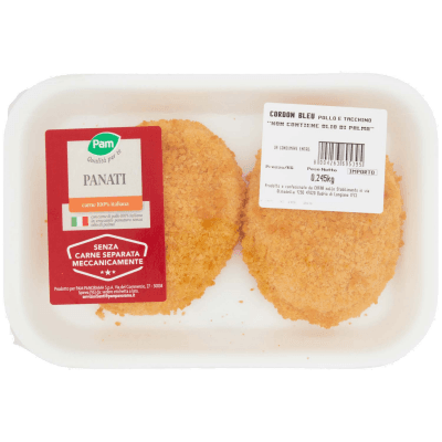 PAM Qualità per te Panati Cordon Bleu Pollo e Tacchino 0,245 kg – immagine 9