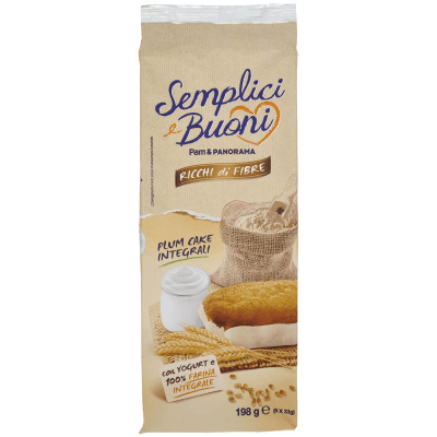 SEMPLICI E BUONI Ricchi di Fibre Plum Cake Integrali 6 x 33 g – immagine 9