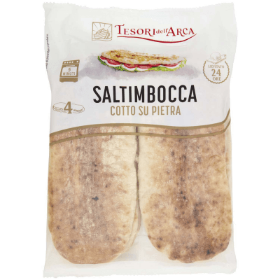 TESORI DELL'ARCA Saltimbocca Cotto su Pietra 4 x 125 g – immagine 9