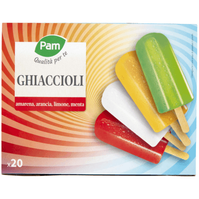 PAM Qualità per te Ghiaccioli amarena, arancia, limone, menta 20 x 70 g – immagine 9
