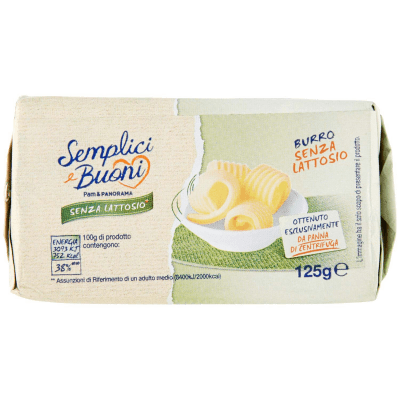 SEMPLICI E BUONI Senza Lattosio Burro 125 g – immagine 9
