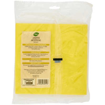 PAM Panni Multiuso Gialli 38 x 38 cm 3 pz – immagine 11