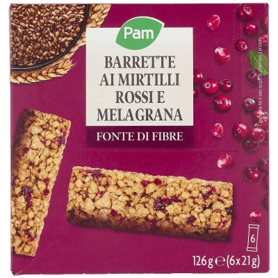 PAM Barrette ai Mirtilli Rossi e Melograna 6 x 21 g – immagine 9