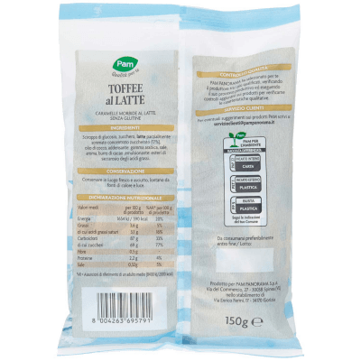 PAM Qualità per te Toffee caramelle morbide al latte 150 g – immagine 11