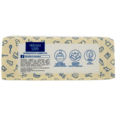 ARKALIA CASA Asciugatutto Compatto 2 Veli Maxi Fogli 150 pz – immagine 14