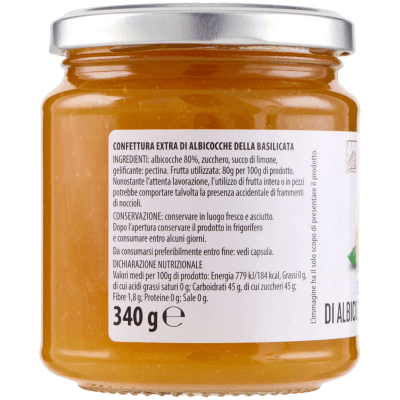 TESORI DELL'ARCA Confettura Extra di Albicocche della Basilicata 340 g – immagine 10