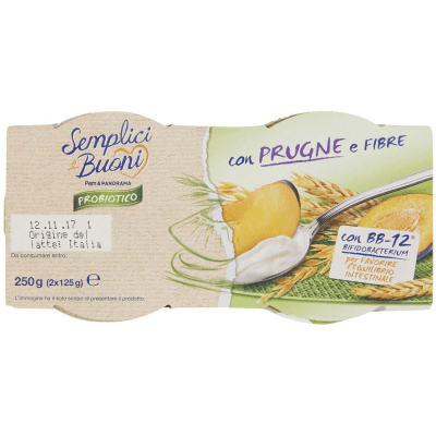 SEMPLICI E BUONI Probiotico con Prugne e Fibre 250 g (125 g x 2) – immagine 13