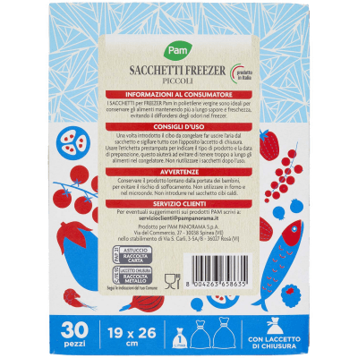PAM PANORAMA Sacchetti Freezer 19x26 cm 30 pz – immagine 11
