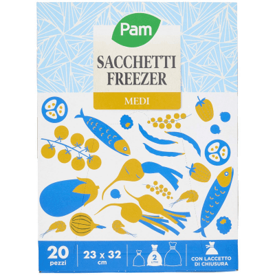 PAM PANORAMA Sacchetti Freezer 23x32 cm 20 pz – immagine 9