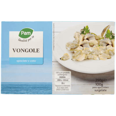 PAM PANORAMA Vongole cotte e sgusciate surgelate 250 g – immagine 9