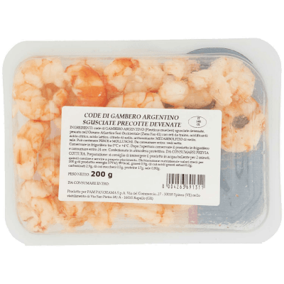 FRESCHE BONTÁ Code di Gambero Argentino Sgusciate Precotte Devenate 200 g – immagine 11