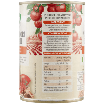 PAM PANORAMA Pomodori Pelati Interi 400 g – immagine 10