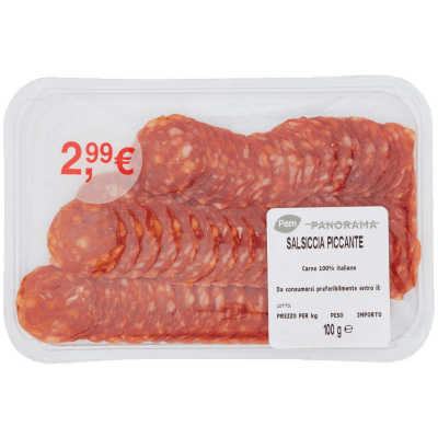 PAM PANORAMA Salsiccia Piccante 100 g – immagine 2