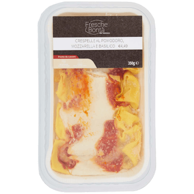 FRESCHE BONTA' Crespelle al Pomodoro, Mozzarella e Basilico 350 g – immagine 9