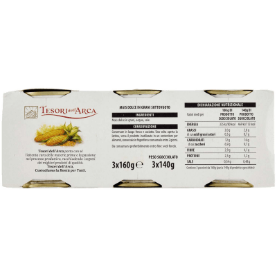 TESORI DELL'ARCA Mais Dolce 3 x 160 g – immagine 11