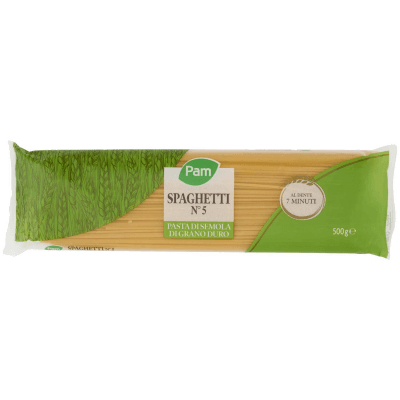 PAM Spaghetti N° 5 Pasta di Semola di Grano Duro 500 g – immagine 9