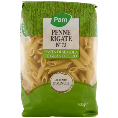 PAM Penne Rigate N° 73 Pasta di Semola di Grano Duro 500 g – immagine 9