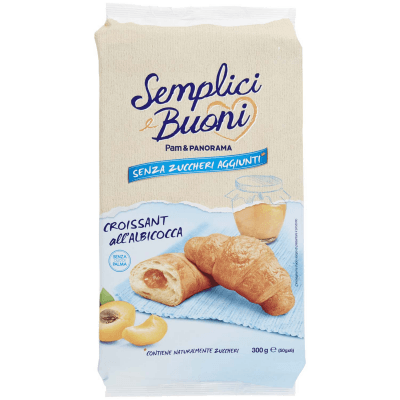 SEMPLICI E BUONI Senza zuccheri aggiunti Croissant all'Albicocca 300g (50gx6) – immagine 9