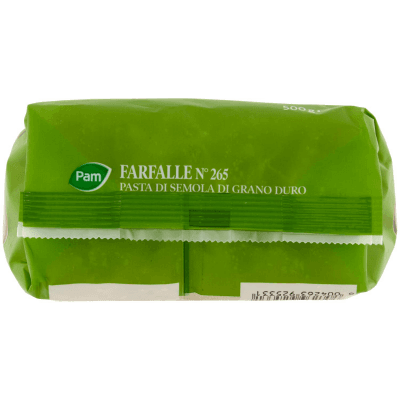 PAM Farfalle N° 265 Pasta di Semola di Grano Duro 500 g – immagine 14