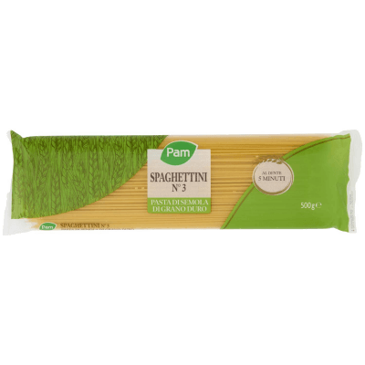 PAM Spaghettini N° 3 Pasta di Semola di Grano Duro 500 g – immagine 9