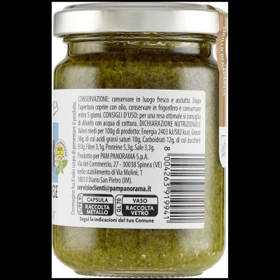 TESORI DELL'ARCA Pesto alla Genovese Senza Aglio con " Basilico Genovese D.O.P." 130 g – immagine 12