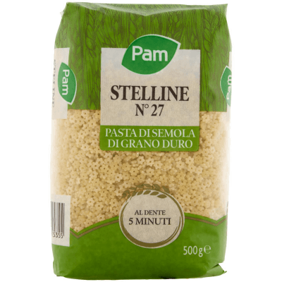 PAM Stelline N° 27 Pasta di Semola di Grano Duro 500 g – immagine 9