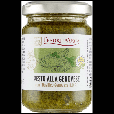 TESORI DELL'ARCA Pesto alla Genovese con "Basilico Genovese D.O.P." 130 g – immagine 9
