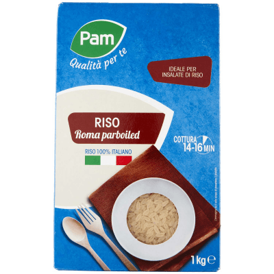 PAM Qualità per te Riso Roma parboiled 1 Kg – immagine 9