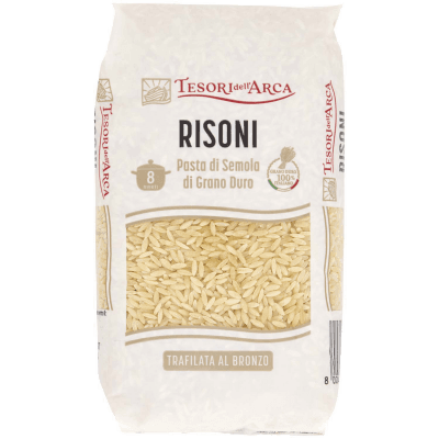 TESORI DELL'ARCA Pasta di Semola di Grano Duro Risoni 500 g – immagine 9