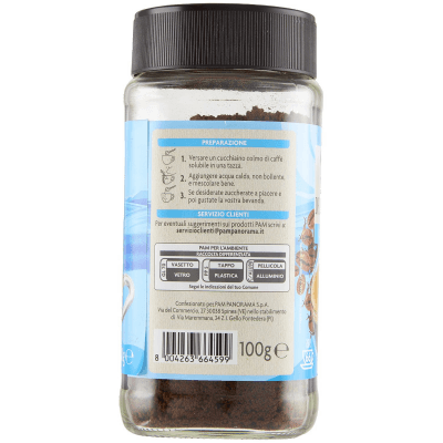 PAM Qualità per te Caffè Solubile decaffeinato 100 g – immagine 10