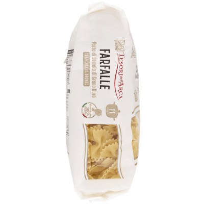 TESORI DELL'ARCA Pasta di Semola di Grano Duro Farfalle 500 g – immagine 10