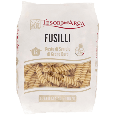 TESORI DELL'ARCA Pasta di Semola di Grano Duro Fusilli 500 g – immagine 9