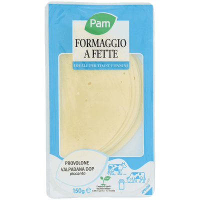 PAM Qualità per te Formaggio a Fette Provolone Valpadana DOP piccante 150 g – immagine 9