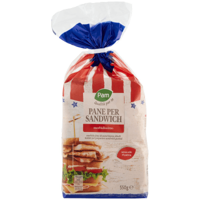 PAM Qualità per te Pane per Sandwich morbidissimo 550 g – immagine 11