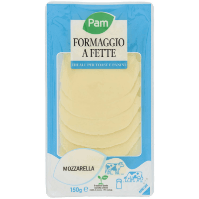 PAM Qualità per te Formaggio a Fette Mozzarella 150 g – immagine 9
