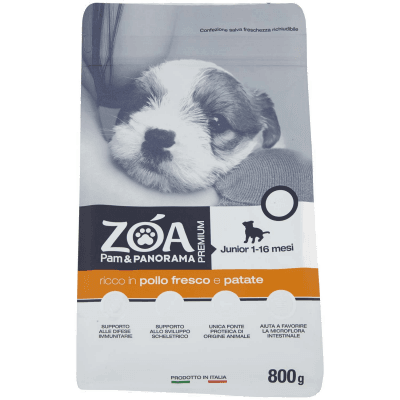 ZOA PREMIUM Junior 1-16 mesi esigente ricco in pollo fresco e patate 800 g – immagine 9